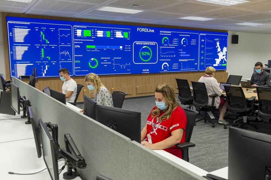 Ruim 100 FORDLiive uptime agents staan vanuit gespecialiseerde uptime-centra de klanten bij